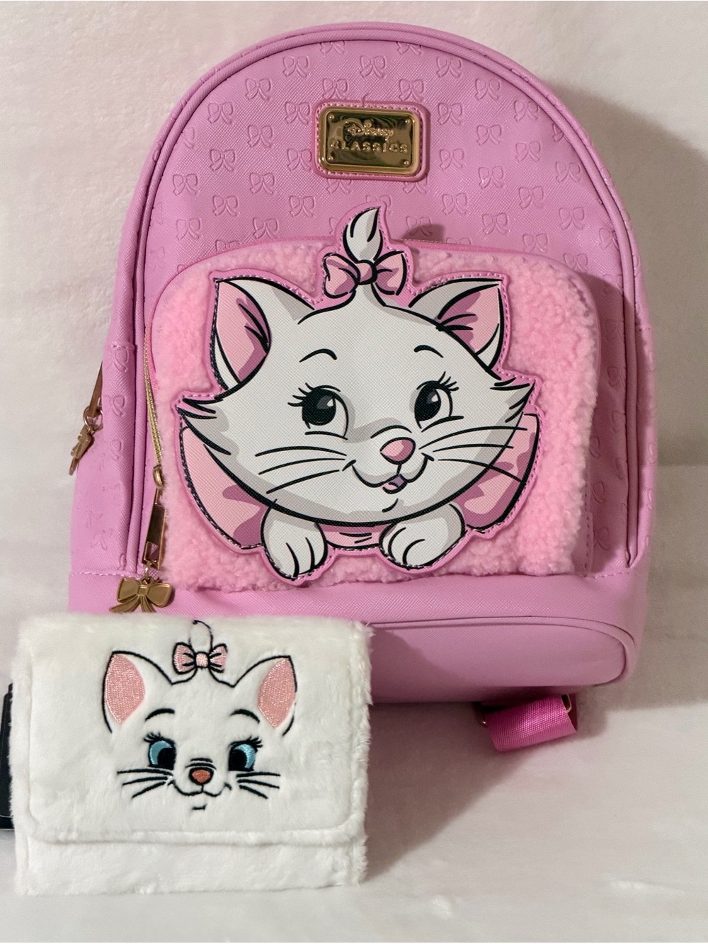 Aristocats Marie Backpack and Wallet Set